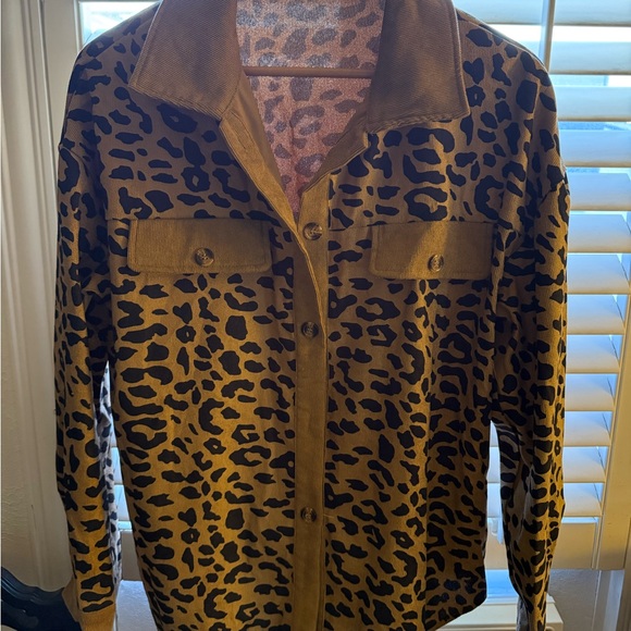 SHEIN Jackets & Blazers - Leopard Print Women's Jacket